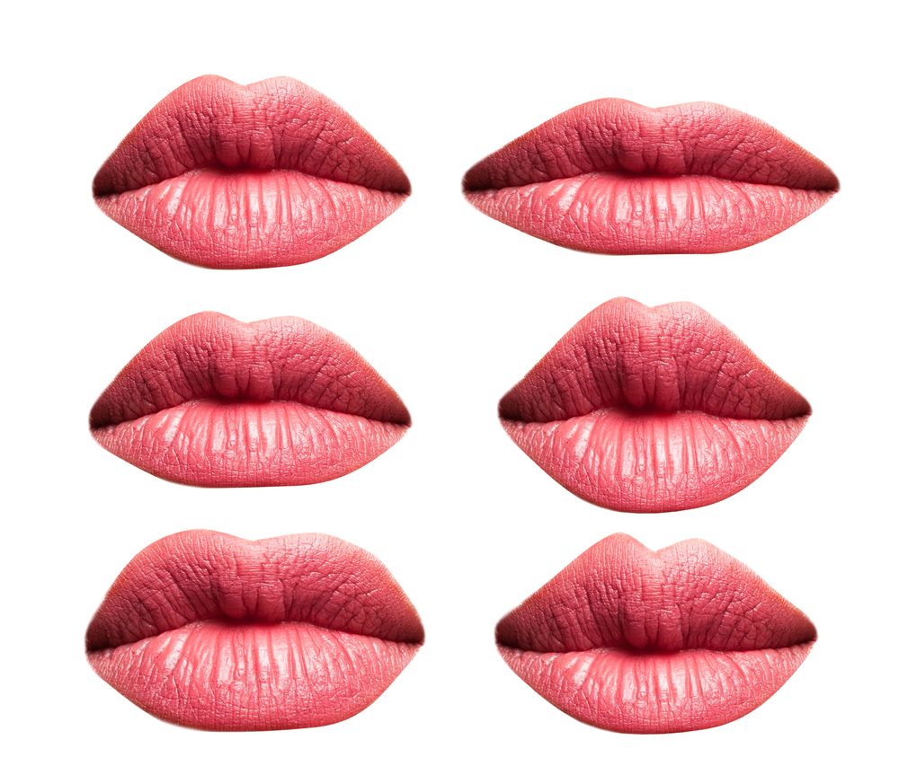 diferente formas de labios