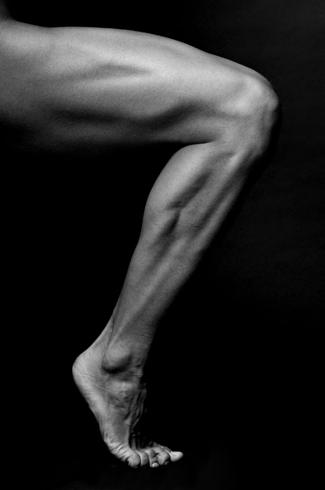 foto de pierna masculina tonificada