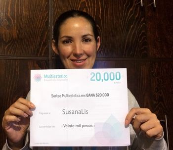 Ganadora del sorteo: SusanaLiz es nuestra afortunada del mes de mayo.