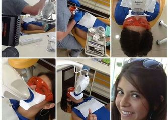 Paciente feliz con Blanqueamiento realizado!