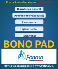 FONASA PAD DENTAL