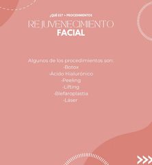 Tratamientos Rejuvenecimiento Facial - Dra. Fernanda Deichler