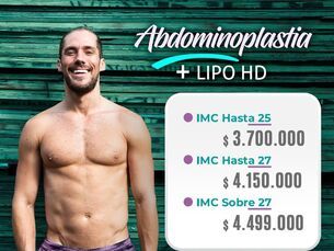Pack abdominoplastía + Lipo HD