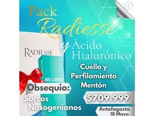 Super promoción  Pack RADIESSE - 📍 Antofagasta 18 de Mayo