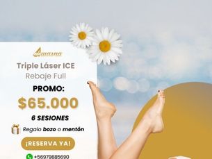 🙌 ¿Lista para decir adiós al vello no desado? - 6 Sesiones por $159.900