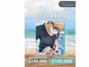 Promoción exclusiva Verano 🏖️ Aumento Labios por $ 195.000