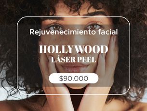 🙌 ¡Rejuvene tu rostro! Tratamiento Hollywoood láser peel a $90.000