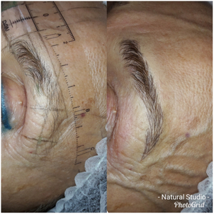 antes y después de microblading